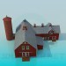 3D Modell Bauernhof - Vorschau