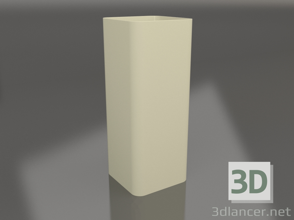 modello 3D Vaso per piante 5 (Oro) - anteprima