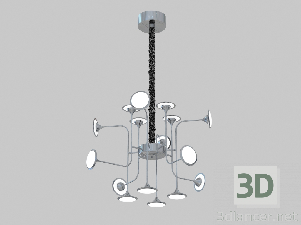 modello 3D Lampadario Flensburg (609011416) - anteprima