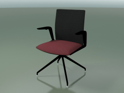 Stuhl 4800 (auf einer Überführung, rotierend, mit Polsterung - Stoff und Netz, V39)