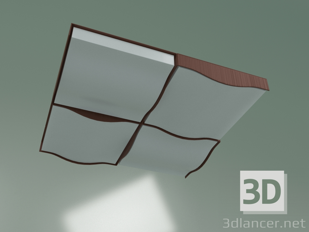 3D modeli Tavan lambası 90031-4 (kahve) - önizleme