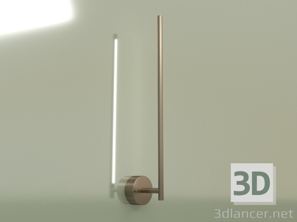 modello 3D Lampada da parete LINE 600 26301-3 (Marrone) - anteprima
