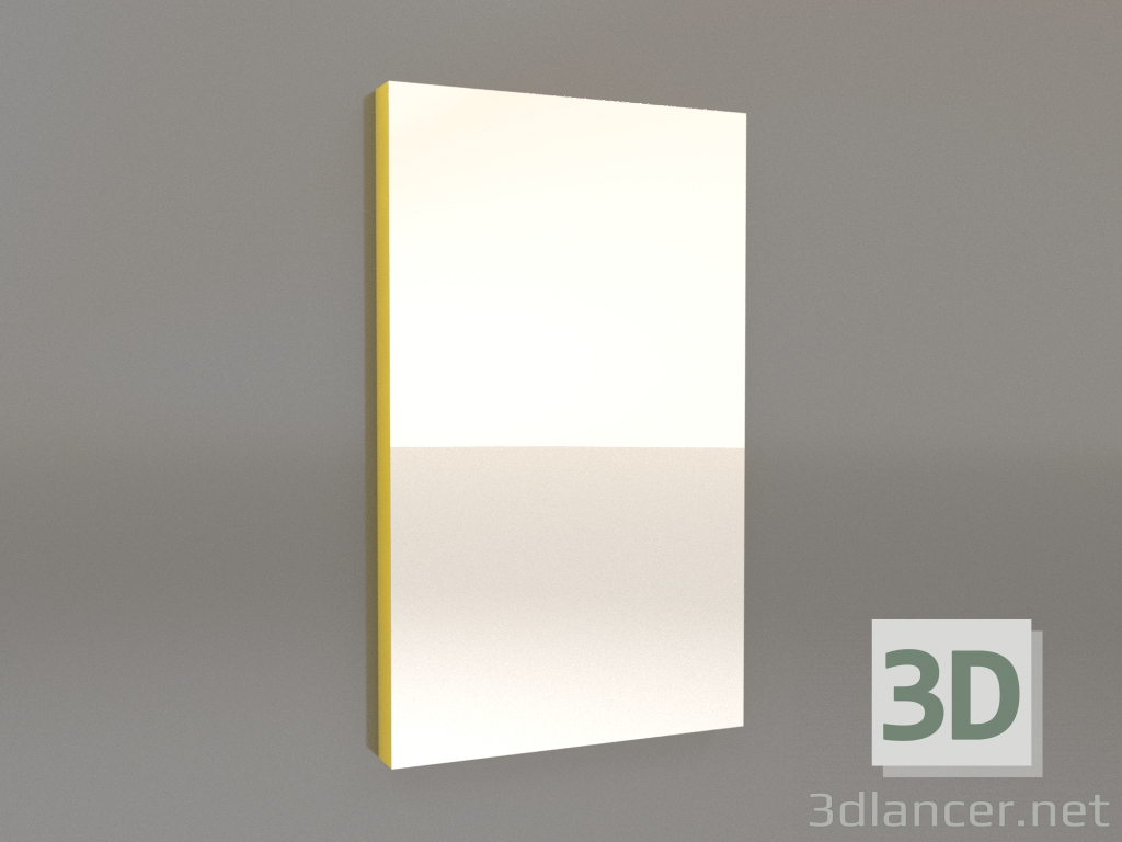 modèle 3D Miroir ZL 11 (450x750, jaune lumineux) - preview