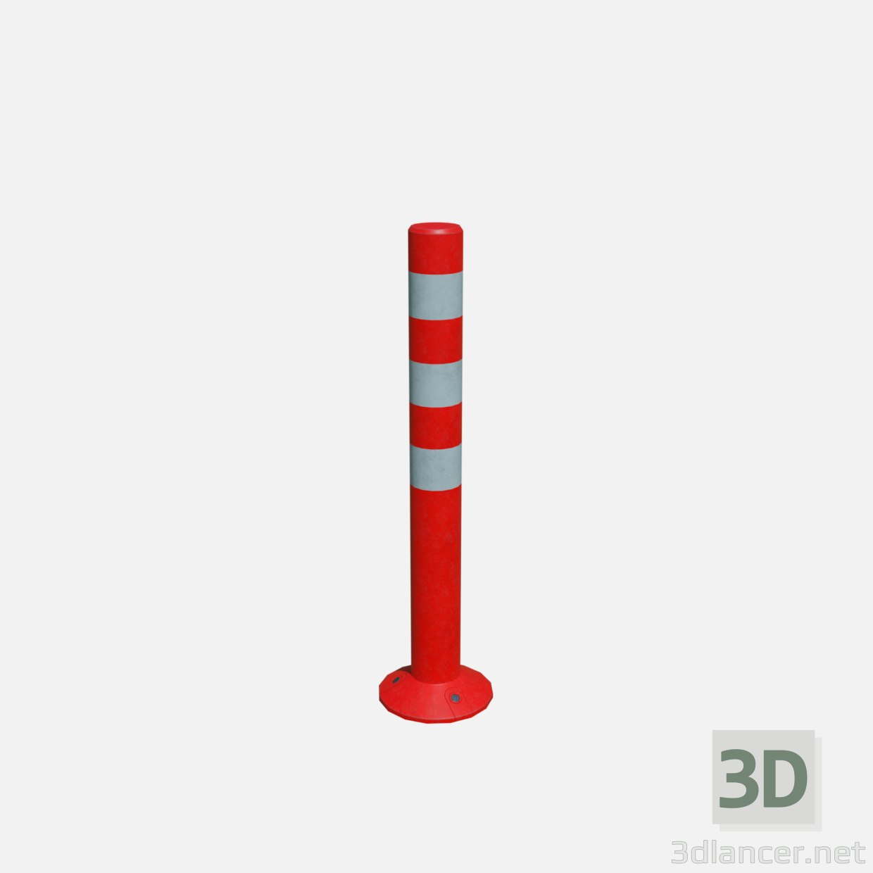 modèle 3D de Poteau de route 75 cm acheter - rendu