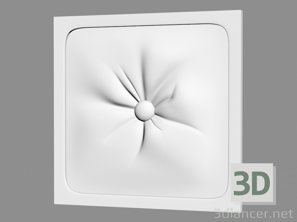 modello 3D Pannello in gesso (art.144) - anteprima