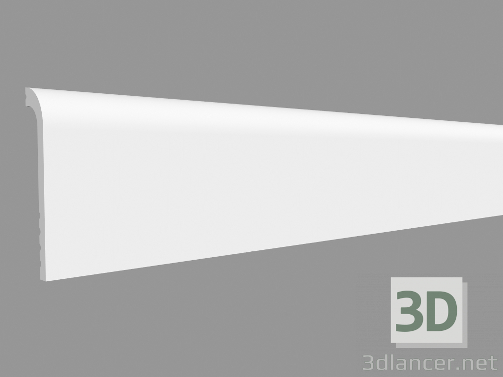 modello 3D Plinto SX185 - CASCATA (200 x 12 x 2,5 cm) - anteprima