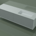 modello 3D Lavabo con cassetti (06UCA34D1, Silver Grey C35, L 192, P 50, H 48 cm) - anteprima