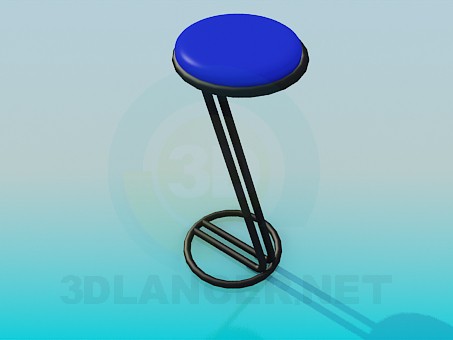 modelo 3D Taburete en la barra - escuchar modelo 3D Taburete en la barra - escuchar