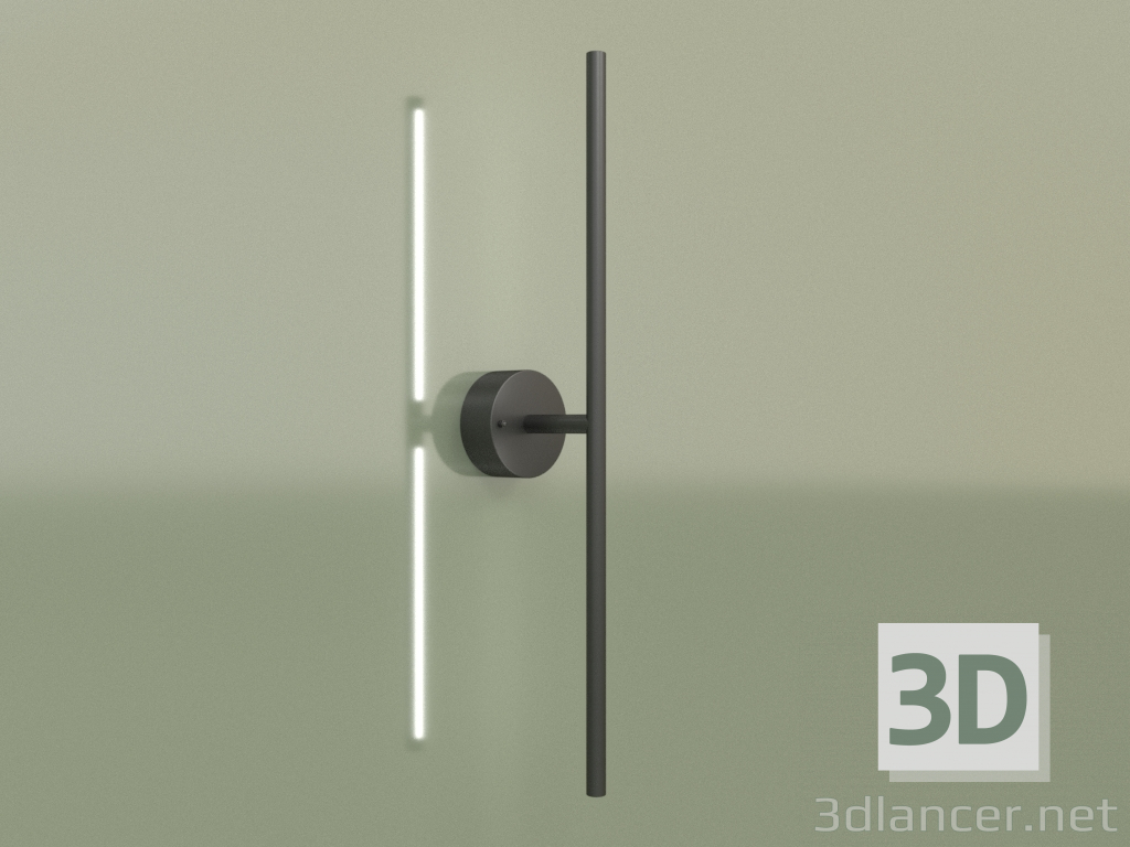 3D Modell Wandleuchte LINE 600 26301-1 (Schwarz) - Vorschau