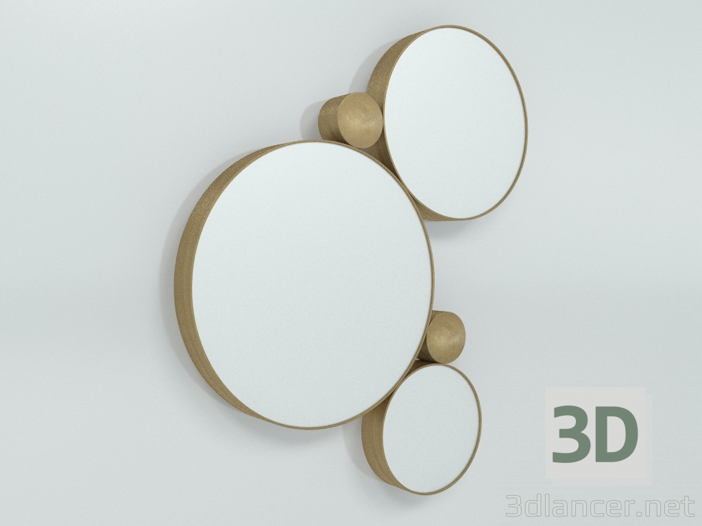 3D Modell Spiegel Micky - Vorschau