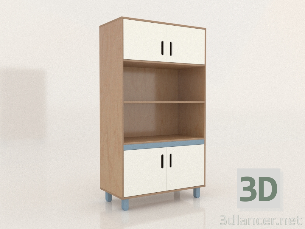 modello 3D Libreria TUNE V (WZTVAA) - anteprima