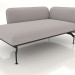 3d model Chaise longue 125 with armrest 110 on the left (leather upholstery on the outside) - preview