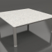 modello 3D Tavolino 94×94 (Grigio quarzo, DEKTON Sirocco) - anteprima