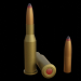 3d Set of 7.62x54 caliber cartridges model buy - render