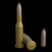 3d Set of 7.62x54 caliber cartridges model buy - render