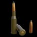 3d Set of 7.62x54 caliber cartridges model buy - render