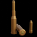 3d Set of 7.62x54 caliber cartridges model buy - render