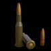 3d Set of 7.62x54 caliber cartridges model buy - render