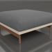 modello 3D Modulo divano, pouf (Sabbia) - anteprima