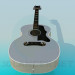 3D Modell Akustik-Gitarre - Vorschau
