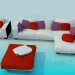 3D Modell Sofa - Vorschau