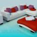 3D Modell Sofa - Vorschau