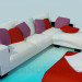 3D Modell Sofa - Vorschau