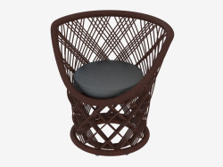 Stuhl in Leder bezogen 35076 Pavo