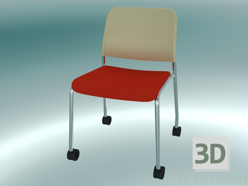 Modelo 3d Cadeira de conferência (502HC) - preview
