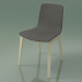 Modelo 3d Cadeira 3938 (4 pernas de madeira, acabamento frontal, vidoeiro branco) - preview