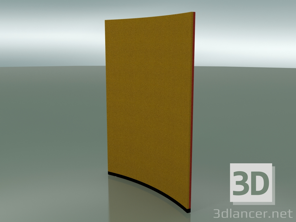 3d model Curved panel 6415 (167.5 cm, 36 °, D 200 cm, two-tone) - preview