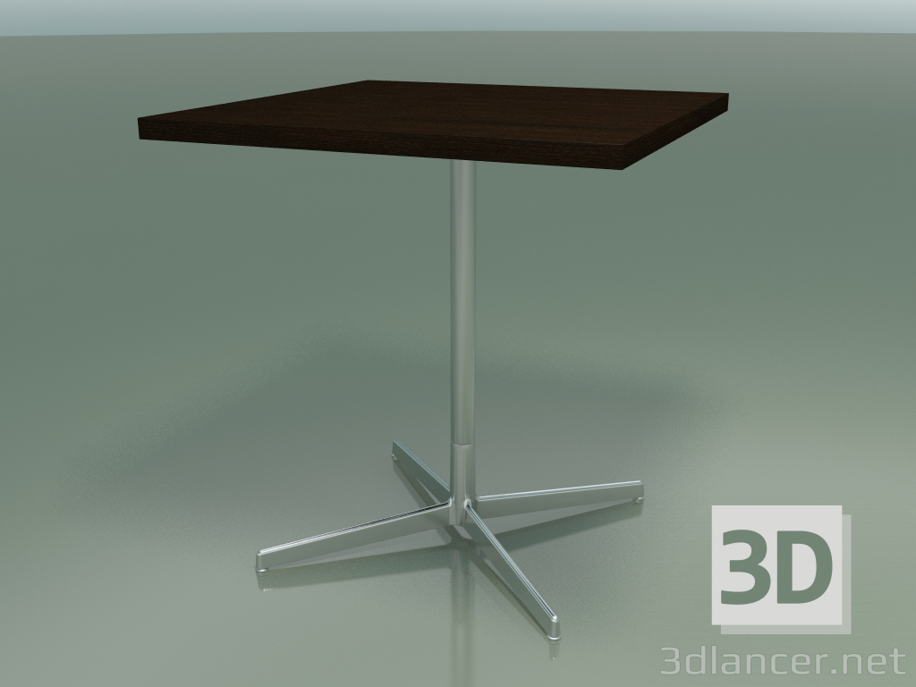 3D Modell Quadratischer Tisch 5565 (H 74 - 70 x 70 cm, Wenge, LU1) - Vorschau