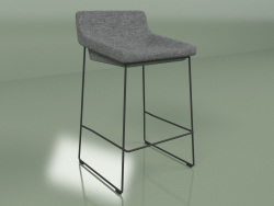 Cadeira semi-bar Confortável (cinza)