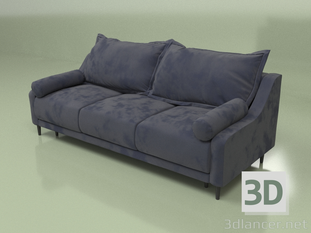 modèle 3D Canapé pliant Rutile (bleu foncé) - preview