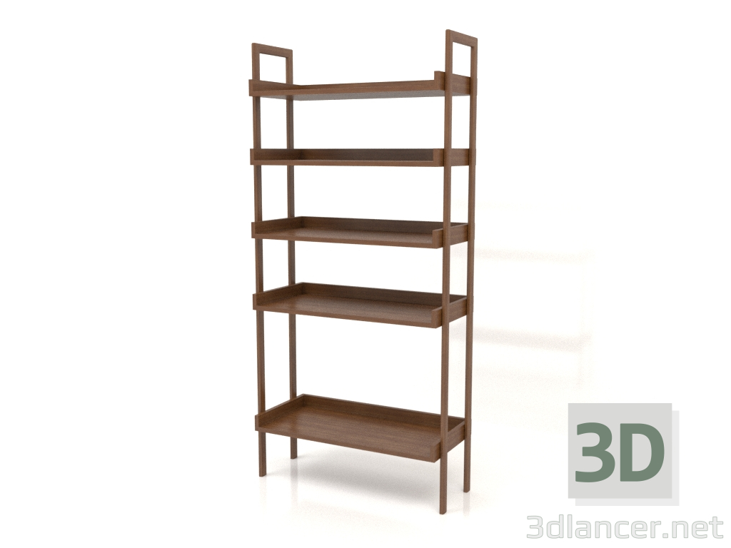 modello 3D Rack ST 03 (senza piedistallo) (900x400x1900, legno marrone chiaro) - anteprima