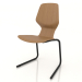 3D Modell Stuhl auf freitragenden Beinen D25 mm - Vorschau