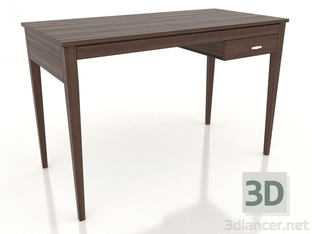 3D modeli Çalışma masası 3 1200x600 mm (koyu ceviz) - önizleme