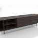 modello 3D Mobile TV 3 1800 mm (frassino noce) - anteprima