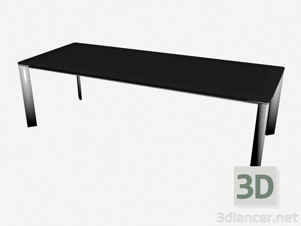 3D modeli Yemek Masası günbatımı (250 x 100 taş) - önizleme