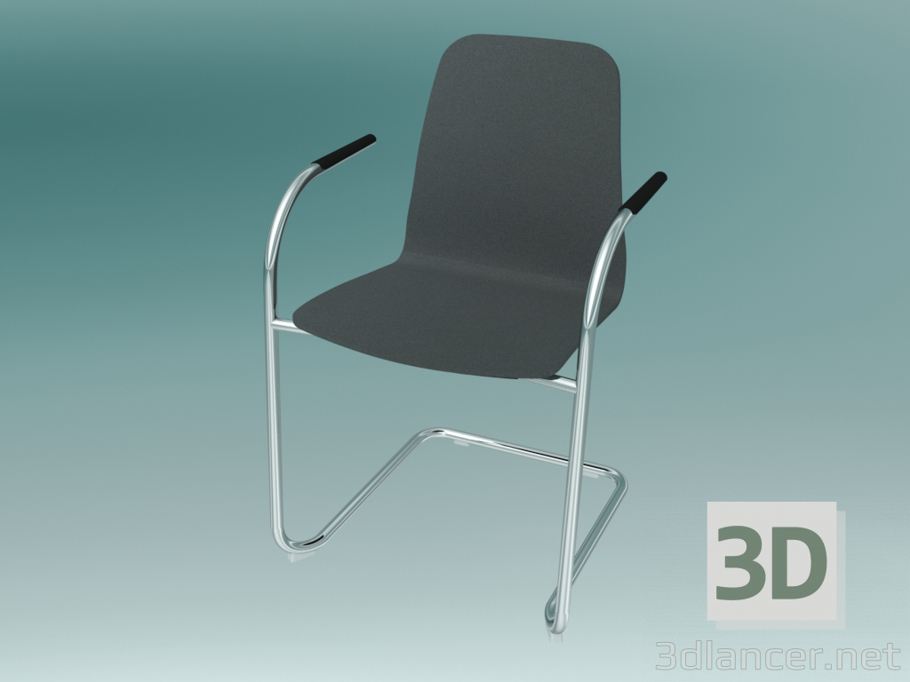 3d model Visitor Chair (K11V1 2P) - preview