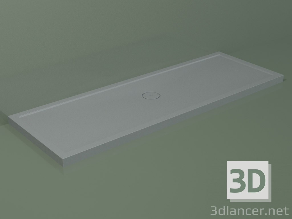 modello 3D Piatto doccia Medio (30UM0115, Silver Grey C35, 200x70 cm) - anteprima