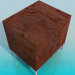 3d модель Небольшая деревянная тумба – превью