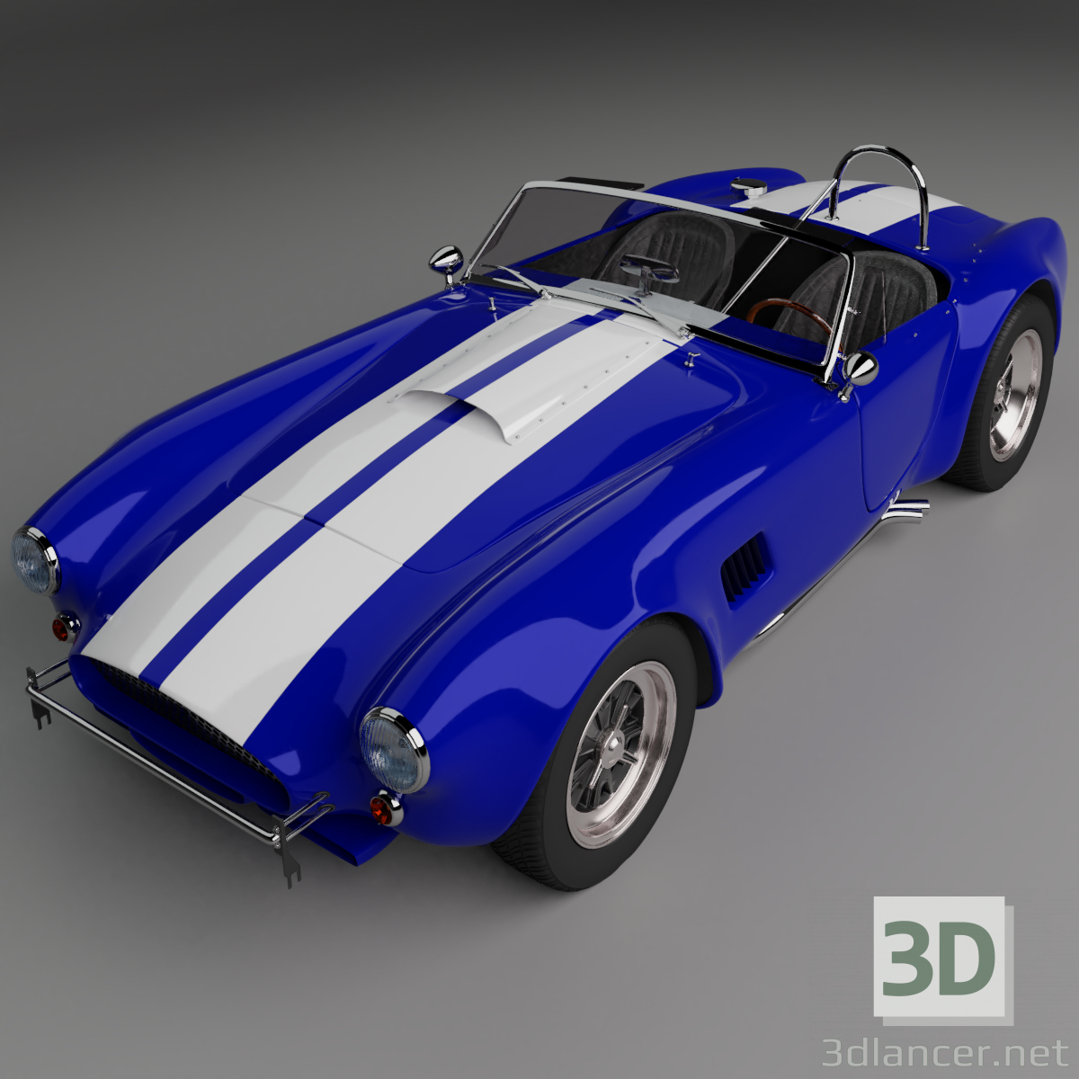 3d model classic car 76370