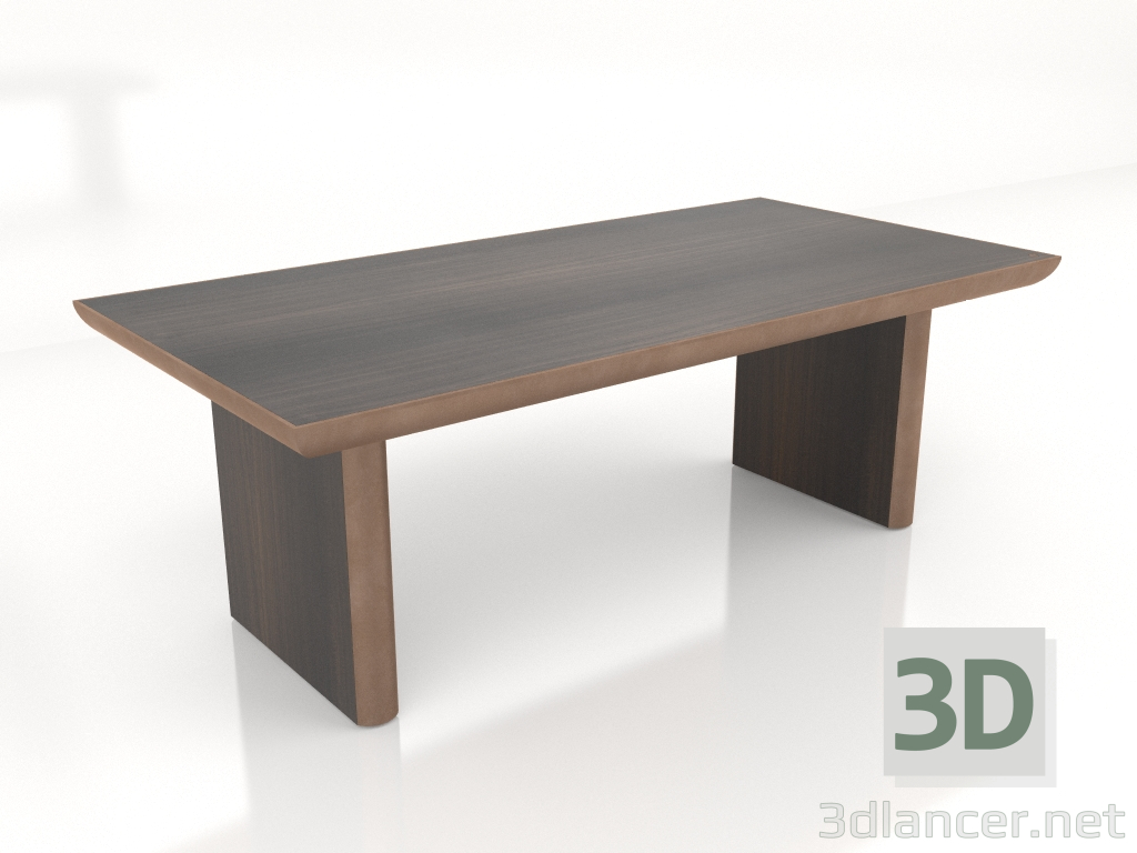 3d model Rectangular dining table (S517) - preview