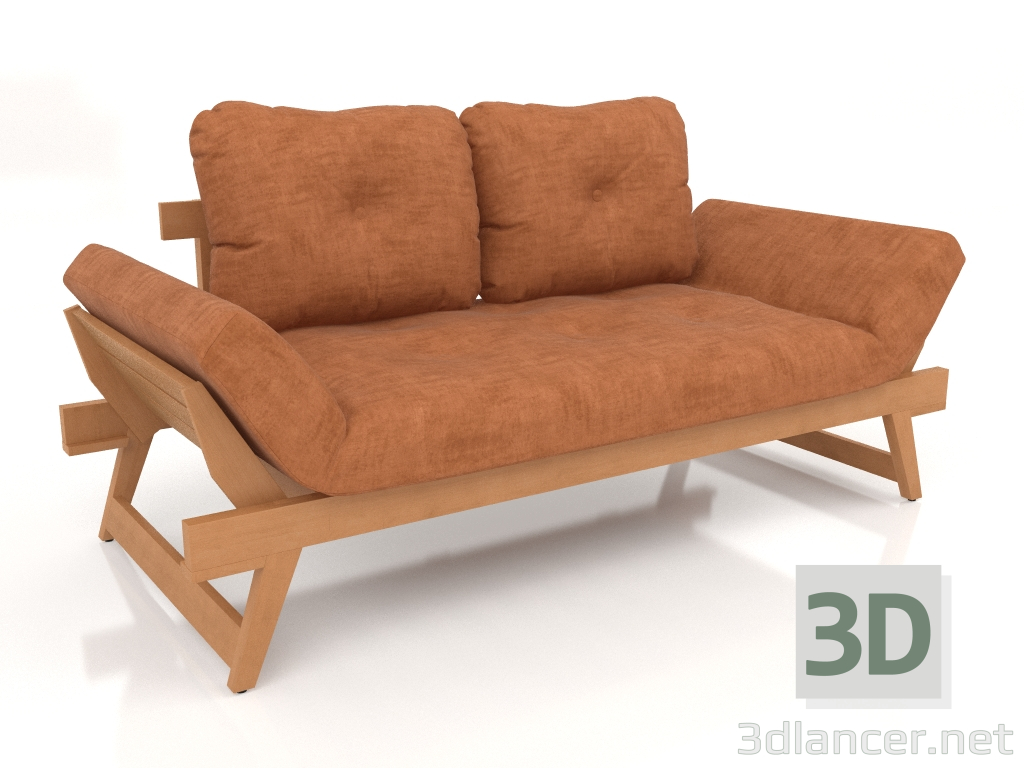 3D Modell Einfache Couch - Vorschau