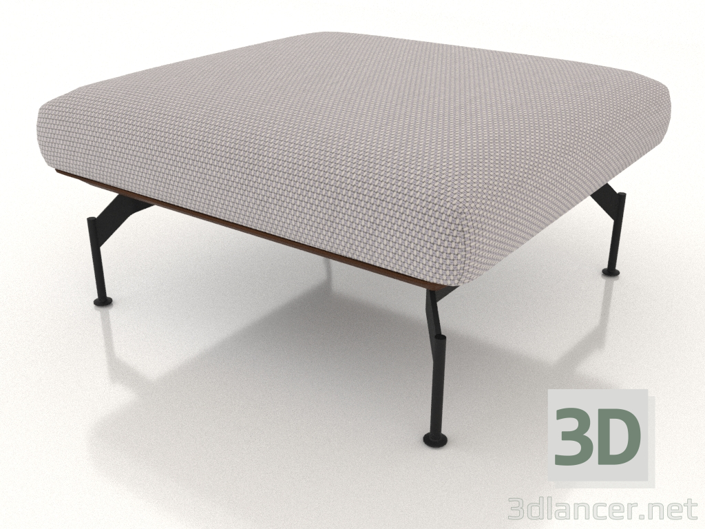 3d model Pouf (leather upholstery on the outside) - preview