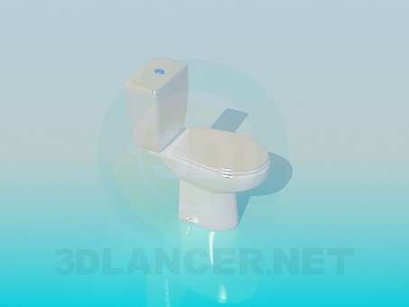 3d model Toilet bowl - preview