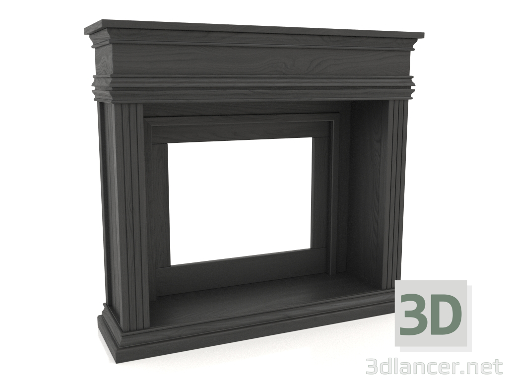 3d model Fireplace portal - preview