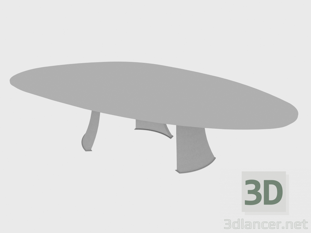 3 डी मॉडल डाइनिंग टेबल डैमिन टेबल (300X139XH75) - पूर्वावलोकन