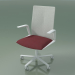 3d model Chair 4823 (5 castors, with upholstery - fabric and mesh, V12) - preview